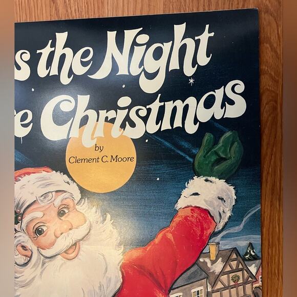 Twas the night before Christmas Giant Story Coloring Book by Vern Henke - Picture 7 of 9